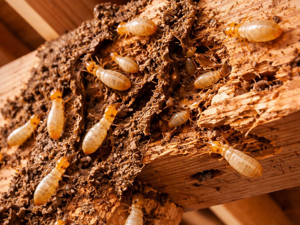 Termites : traitement à Clermont-Ferrand par Clermont Nuisibles